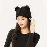 US Stock Women's Winter Heated Knit Hat