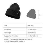 US Stock Women's Winter Heated Knit Hat