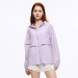 Women's Waterproof Sun Protection Hoodie UPF 50+ Breathable Jacket