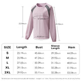 Unisex Long Sleeve Pullover UPF50+ Anti-Chlorine Fabric Loose Casual Tops