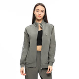 Soft Shell Jacket Stand Collar Oversized Full-Zip Casual Coat for Men Women