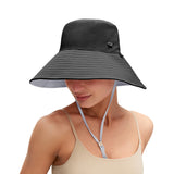 Reversible Sun Protection Bucket Hat UPF50+ UV Defense for All-Day Outdoor