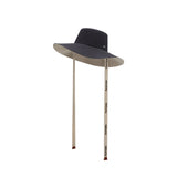 US Stock Women's Sun Hat Large Brim Bucket Hat with Removable Belt