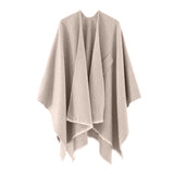 US Stock Shawl Warps for Women Open Front Poncho Cape Scarf Warm Blanket