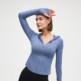 Women's Slim-Fit UPF50+ Sun Protection Hoodie Full-Coverage Jacket Coolchill Fabric, Lightweight