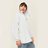 Kid's Sun Protection Jackets with Pockets UPF 50+ Hoodie for Aged 4-10 Boys Girls