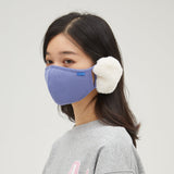 US Stock Women's Warm Mask Balaclava Face Cover with Earmuffs