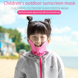 Kid's Outdoor Face Cover Sun Protective Mask UPF 50+