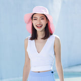US Stock Unisex Wide Brim Bucket Hat with Neck Flap UPF 50+ UV Protection