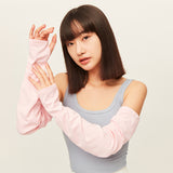 Women's Sunscreen Sleeve Loose Ice Silk Non-Slip Gloves