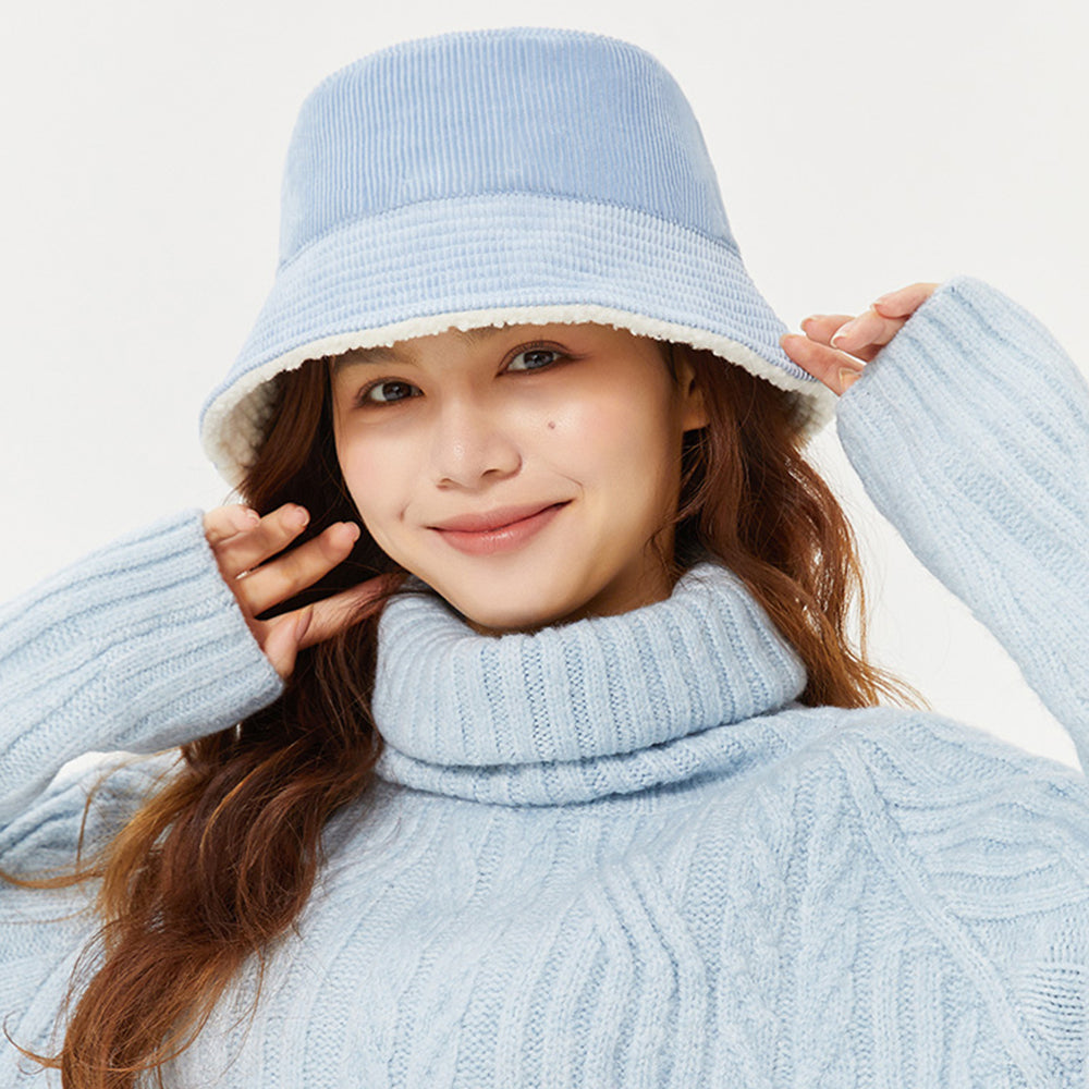 Women's Winter Double-Side Heated Bucket Hat