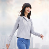 Cropped Sun Protection Jackets UPF50+ Hoodie Tops Coats