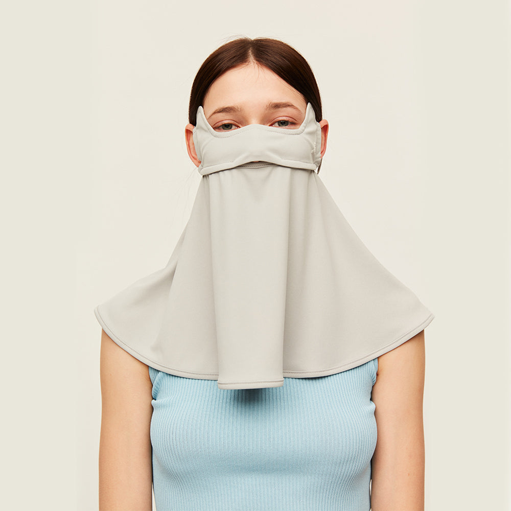 US Stock Women's Sunscreen Mask Neck Shoulder Protection UPF50+