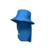 Kid’s Bucket Hat with Neck Flap and Strap UPF 50+