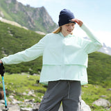 Women's Waterproof Sun Protection Hoodie UPF 50+ Breathable Jacket