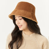 Japan Stock Women's Winter Double-Side Heated Bucket Hat