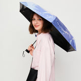 UV Protection Fashion Printing Foldable Storage Rain Or Shine Umbrella with Portable Bag