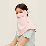 US Stock Women's Sunscreen Mask Neck Shoulder Protection UPF50+