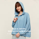 Women's Standard Quick Dry Sun Prodective Hoodie UPF 50+