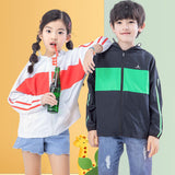 Kid's Two-tone Hoodie Jacket UPF 50+