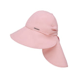 Women's UV Protection Foldable Wide Brim Sun Hat with Neck Flap UPF 50+