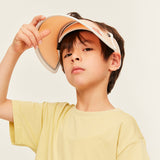 US Stock Kids Empty Top Visor Cap Adjustable Sun Hat UPF 50+
