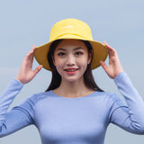 US Stock Women's Wide Brim Fisherman Bucket Hat UPF 50+ UV Protection