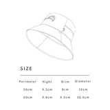 US Stock Women's Two-Sided Packable Summer  Travel Bucket Sun Hat UPF 50+