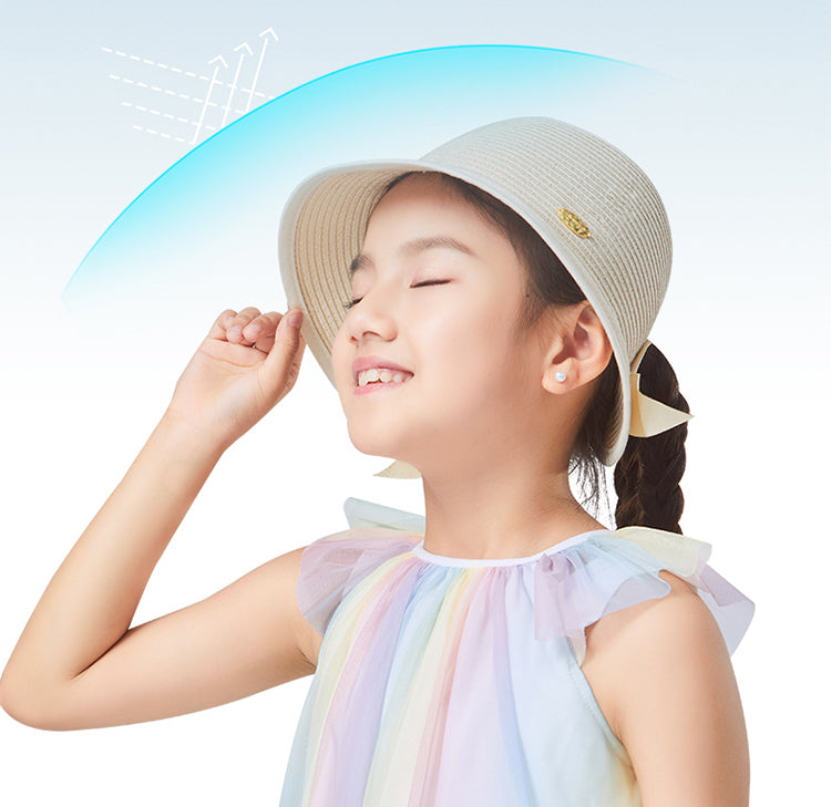 Kid's Sun-proof Straw Hat UPF 50+