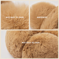 Winter Ear Muffs Faux Fur Warm Foldable Headband Earmuffs Ear Covers