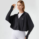 US Stock Women's Sun Protection Cloak Coats UPF50+