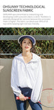 Women's Reflective Stripes Sunscreen Hoodie UPF 50+