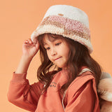 Kid's Plush Bucket Hat UPF 50+ Winter Warm Caps