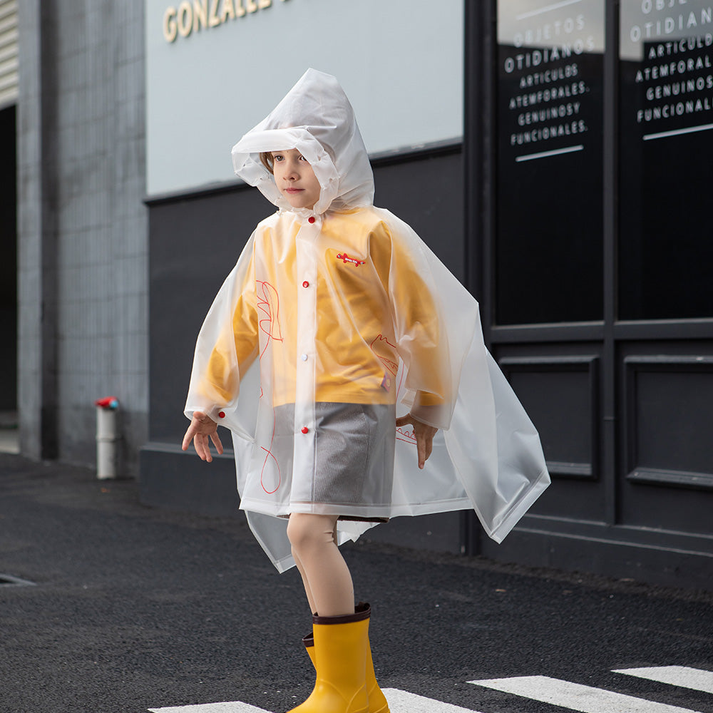 Kid’s Translucent Raincoat UPF 50+