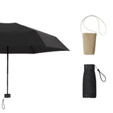 Transparent Adhesive Sun And Rain Ultralight Sunscreen Umbrella with Portable Bag