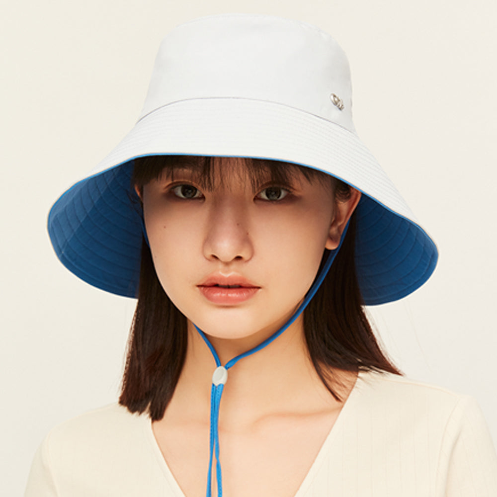 Womens Summer Sun Hat Beach Hats Wide Brim Outdoor Uv Protection Hat  Foldable Ponytail Bucket Cap on OnBuy