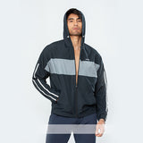 Men's Full Zip Packable Sun Protective Jacket UPF 50+