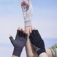 Women's Sun Protection Anti-slip Mitten UPF 50+ Riding Gloves