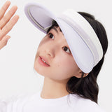 Women's Sun Protection Visor Cap Wide Brim Hat UPF 50+