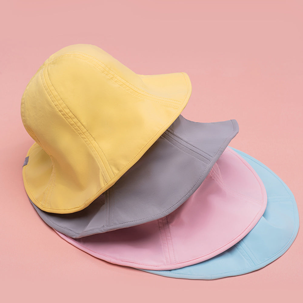 US Stock Kid’s Wide-brim Bucket Hat UPF 50+ Sun Caps