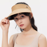 Unisex Wide Brim Visor Cap UPF 50+ Sun Protection Beach Hat