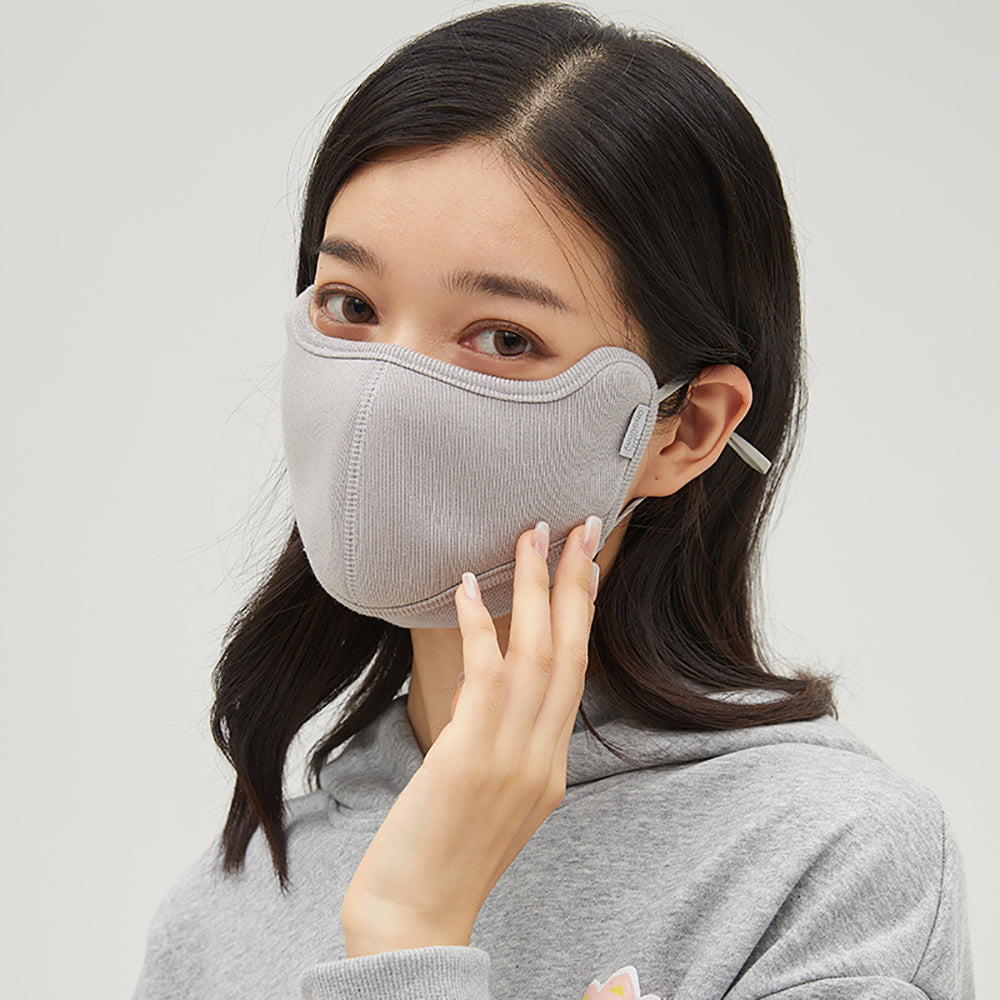 US Stock Winter Face Cover Mouth-Opened Breathable Reusable Facemask