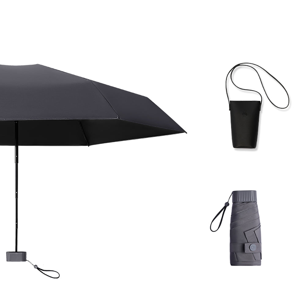 Black Glue Is Small And Portable UV Protection Umbrella with Mini Bag