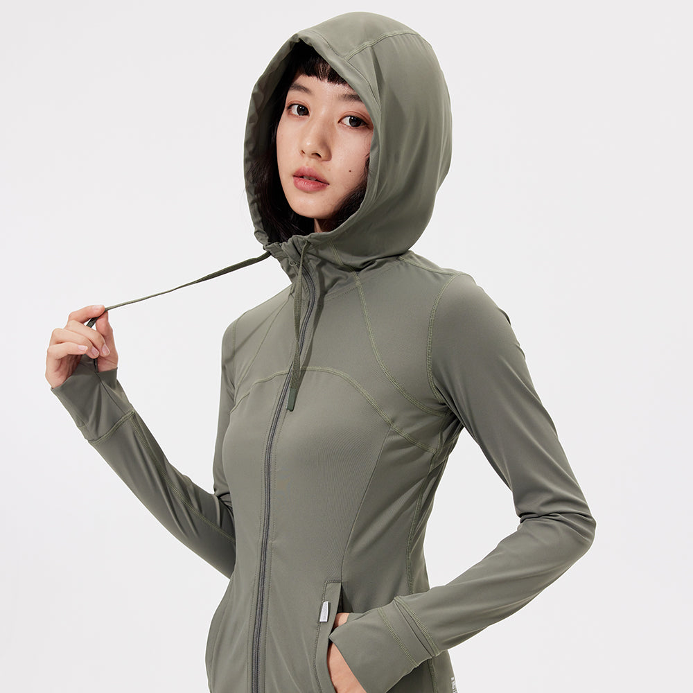 Women's Sun Protection Hoodie Face Headcover UPF50+