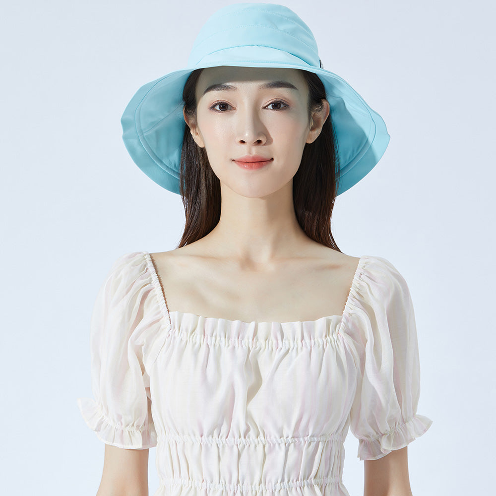 Women's Standard Bucket Hat Wide Brim Summer Fisherman's Cap UPF 50+