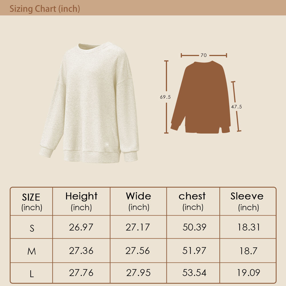 Women's Casual Hoodies Long Sleeve Solid Lightweight Pullover Tops Oversize Sweatshirt