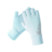 Women's Sun Protection Anti-slip Mitten UPF 50+ Riding Gloves