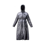 grey water repellent wind coat