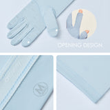 US Stock Sunscreen Gloves Summer-Long Outdoor Anti-Ultraviolet Arm Guard UPF 50+