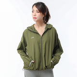OHSUNNY Women's Stand High Collar Sun-protective Hoodie UPF 50+